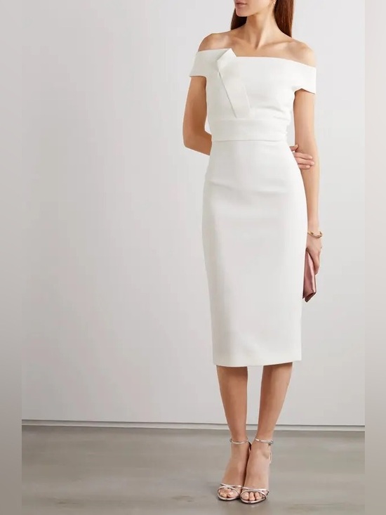 Roland Mouret Dresses & Skirts - Roland Mouret For Bergdrof Goodman Sheath Dress In Off White Size US 2